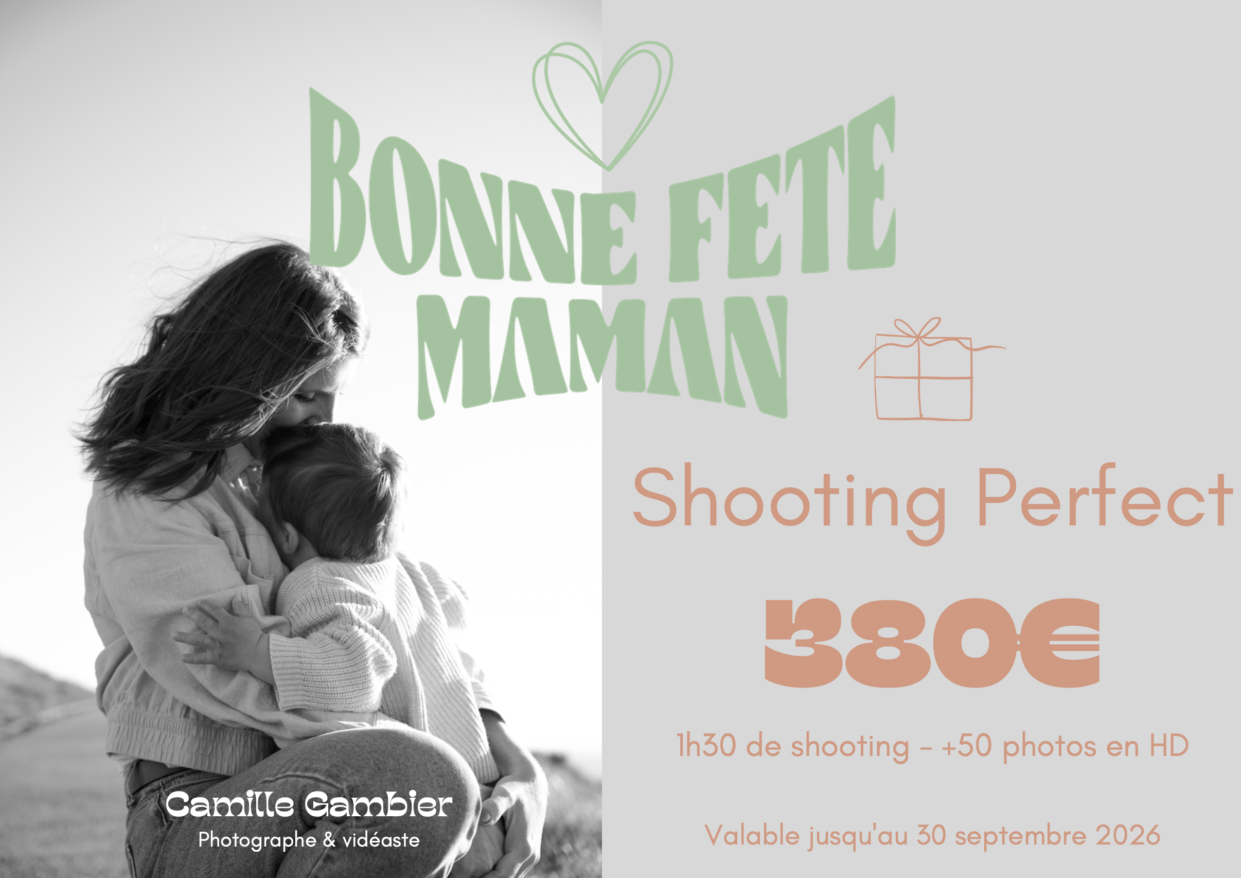Bon cadeau - fête des mères Bon cadeau - fête des mères