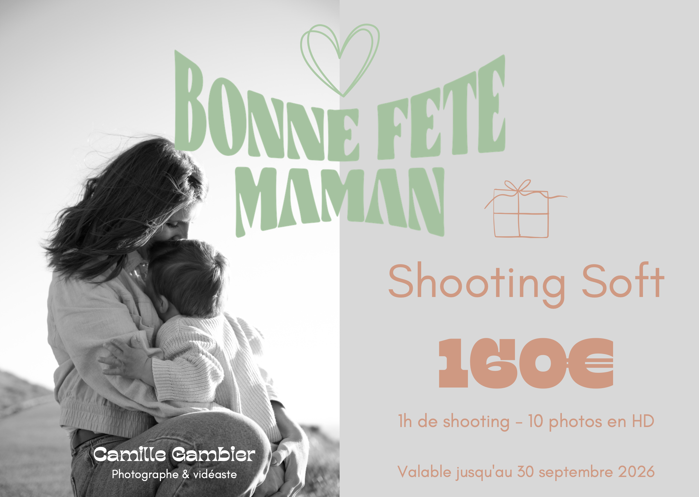Bon cadeau shooting photo Bon cadeau - shooting soft